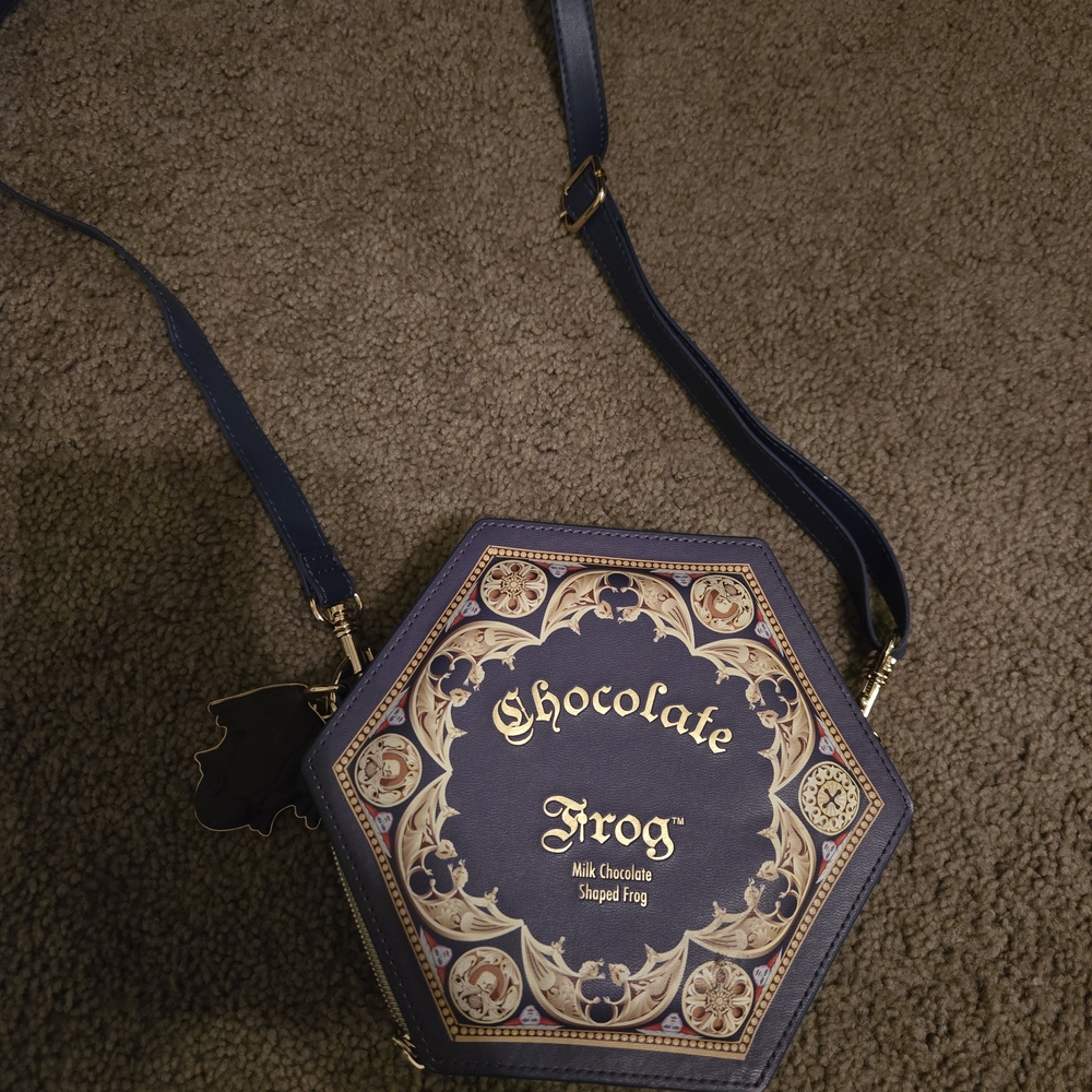 Blue Chocolate Frog Crossbody Bag